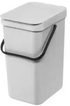 Brabantia Sort & Go Abfallbeh&auml;l. Light Grey 12 L - Grau