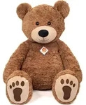 Teddy Hermann Teddyb&auml;r 75 cm braun mit Tatzen - Braun