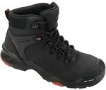 Sicherheitsstiefel Brooklyn Gr.41 schwarz/rot Leder S3 SRC HRO EN20345 BAAK -...