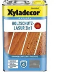 Xyladecor Holzschutz-Lasur 2in1, Grau, 4 l - Universeller Allwetter-Schutz f&uuml;r Holz