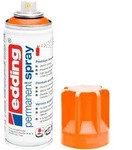 Edding 5200, 200 ml, Orange, Matte, Spr&uuml;hdose, Wetterfestigkeit - Orange/Wei&szlig;