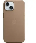 Apple Feingewebe Case iPhone 15 taupe - Braun