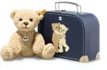 Steiff Kuscheltier Teddyb&auml;r Ben im Koffer Beige (21cm) - Beige