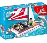 PLAYMOBIL Catamaran with Dolphins, Mehrfach - Bunt