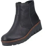 Rieker Keilstiefeletten X9165-00 Damen 31363834373338 Schwarz 36 EU - Schwarz - 36