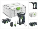 Festool C 18-Basic Akku Bohrschrauber 18 V 45 Nm Brushless + 1x Akku 3,0 Ah +