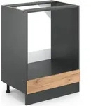 Herdumbauschrank Vicco R-Line Goldkraft Eiche 60 cm ohne Arbeitsplatte, Model 34893 -