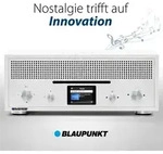 Blaupunkt Nostalgieradio Milano in Wei&szlig;, Bluetooth, CD, Radio, Holzgeh&auml;use - Wei&szlig;