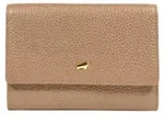 Portemonnaie ALESSIA Geldb&ouml;rse M 15 Kartenf&auml;cher braun Damen - Leder - Braun