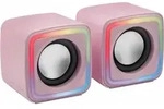 Mars Gaming MSCUBEP, Kabelgebunden, 8 W, 20 - 20000 Hz, 4 Ohm, Pink - Rosa