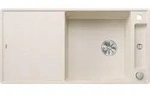 BLANCO AXIA III, B&uuml;ndiges Waschbecken, Rechteckig, Silgranit, Wei&szlig;, 2 Becken, soft