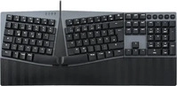 Perixx 12213, Perixx PERIBOARD-535 BR DE USB Tastatur Deutsch, QWERTZ Schwarz