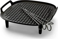 Philips Home HD9926/00, Philips Home HD9926/00 Grillkit Schwarz, Metall
