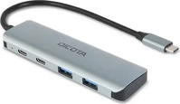 Dicota D32061, Dicota D32061 USB-Hub 2+2 Port USB-A, USB-C USB 3.2 Gen2 10 GBit/s mit