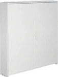 Hager FP74TN2, Hager Schrank 1050 x 1100 x 205 Stahl Reinwei&szlig; (RAL 9010) 1St.