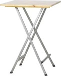 FUNSTAR 101735, FUNSTAR 101735 Gartentisch Stahl, Kiefernholz Grau, Natur