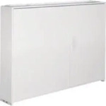 Hager FP65TW2, Hager Schrank 1300 x 950 x 205 Stahl Reinwei&szlig; (RAL 9010) 1St.
