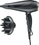 Severin 0167, Severin HT0167 Haartrockner Schwarz/Silber