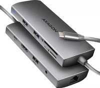 AXAGON HMC-8HLSA, AXAGON HMC-8HLSA USB-Hub 8 Port USB-C PD, USB-A (USB 3.2 Gen 1),