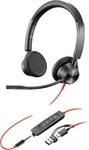 HP Poly 8X222AA, HP Poly Blackwire C3325-M On Ear Headset kabelgebunden Stereo