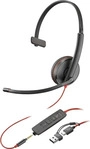 HP 8X227A6, HP Blackwire C3215 On Ear Kopfh&ouml;rer Schwarz