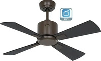 CasaFan 949001W, CasaFan ECO NEO III 92 BZ-SW/TK WiFi Fl&uuml;gel Schwarz/Teak