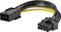 Akasa AK-CB052, Akasa Strom Anschlusskabel [1x PCIe-Stecker 6pol. - 1x...