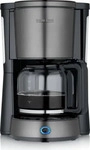 Severin KA 9340, Severin 9340 Kaffeemaschine Schwarz, Edelstahl