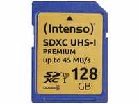 Intenso 3421491, Intenso Premium SDXC-Karte 128GB Class 10, UHS-I