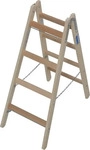 Krause 170064, Krause 170064 Holz Stufen-Doppelleiter Arbeitsh&ouml;he (max.): 2.75m Holz