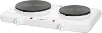Clatronic 271699, CLATRONIC Doppelkochplatte DKP 3583, wei&szlig; (95273715)