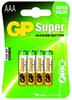 GP Batteries GPSUP24A224C4, GP Batteries Super Micro (AAA)-Batterie Alkali-Mangan