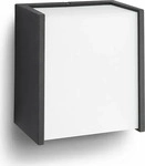 Philips LED Macaw Wandleuchte Schwarz 1x3W 8718291529378 LED fest eingebaut
