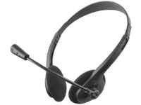 Trust 21665, Trust Primo Chat Computer On Ear Headset kabelgebunden Stereo Schwarz