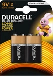 Duracell Plus-9V B2, Duracell Plus-9V B2 9V Block-Batterie Alkali-Mangan 9V 2St.