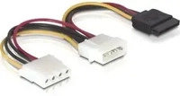 Delock 60103, Delock Strom Anschlusskabel 0.165m