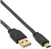 LINDY 36725, LINDY USB-Kabel USB 2.0 USB-A Stecker, USB-Mini-B Stecker 5.00m Schwarz