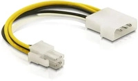 Delock 82391, Delock Strom Anschlusskabel 0.13 m Mehrfarbig