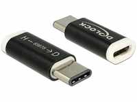Delock 65678, Delock USB 2.0 Adapter [1x USB-C Stecker - 1x USB 2.0 Buchse Micro-B]