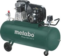 Metabo 601588000, Metabo Druckluft-Kompressor Mega 580-200 D 200 l