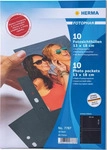 Herma 7787, Herma Fotoh&uuml;llen Schwarz, Transparent 13 x 18cm