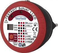 Testboy Testavit Schuki 1 LCD, Testboy Testavit Schuki 1 LCD Steckdosentester CAT II