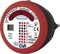Testboy Testavit Schuki 3 LCD, Testboy Testavit Schuki 3 LCD Steckdosentester...