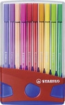 STABILO 6820-04, STABILO Fasermaler Pen 68 ColorParade 6820-04 Verschiedenfarbig