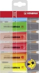 Stabilo 70/6, STABILO Textmarker BOSS ORIGINAL 70/6 Rot, Blau, Gr&uuml;n, Gelb, Orange,