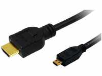 LogiLink CH0030, LogiLink HDMI Anschlusskabel HDMI-A Stecker, HDMI-Micro-D...
