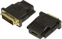 LogiLink AH0001, LogiLink AH0001 HDMI / DVI Adapter [1x HDMI-Buchse - 1x...