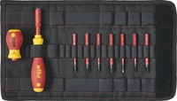 Wiha 41232, Wiha Wechselklingen-Set Schlitz, Kreuzschlitz Pozidriv, Kreuzschlitz