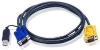 ATEN 2L-5206UP, ATEN KVM Anschlusskabel [1x VGA-Stecker, USB 1.1 Stecker A - 1x