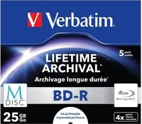 Verbatim 43823, Verbatim 43823 M-DISC Blu-ray Rohling 25 GB 5 St. Jewelcase